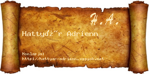 Hattyár Adrienn névjegykártya