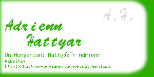 adrienn hattyar business card